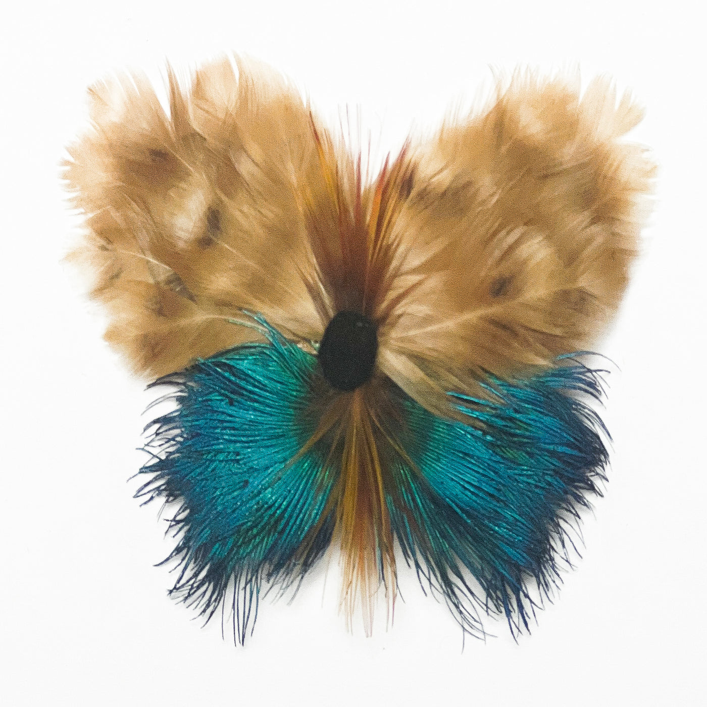 Feather Butterfly Hair Barrettes