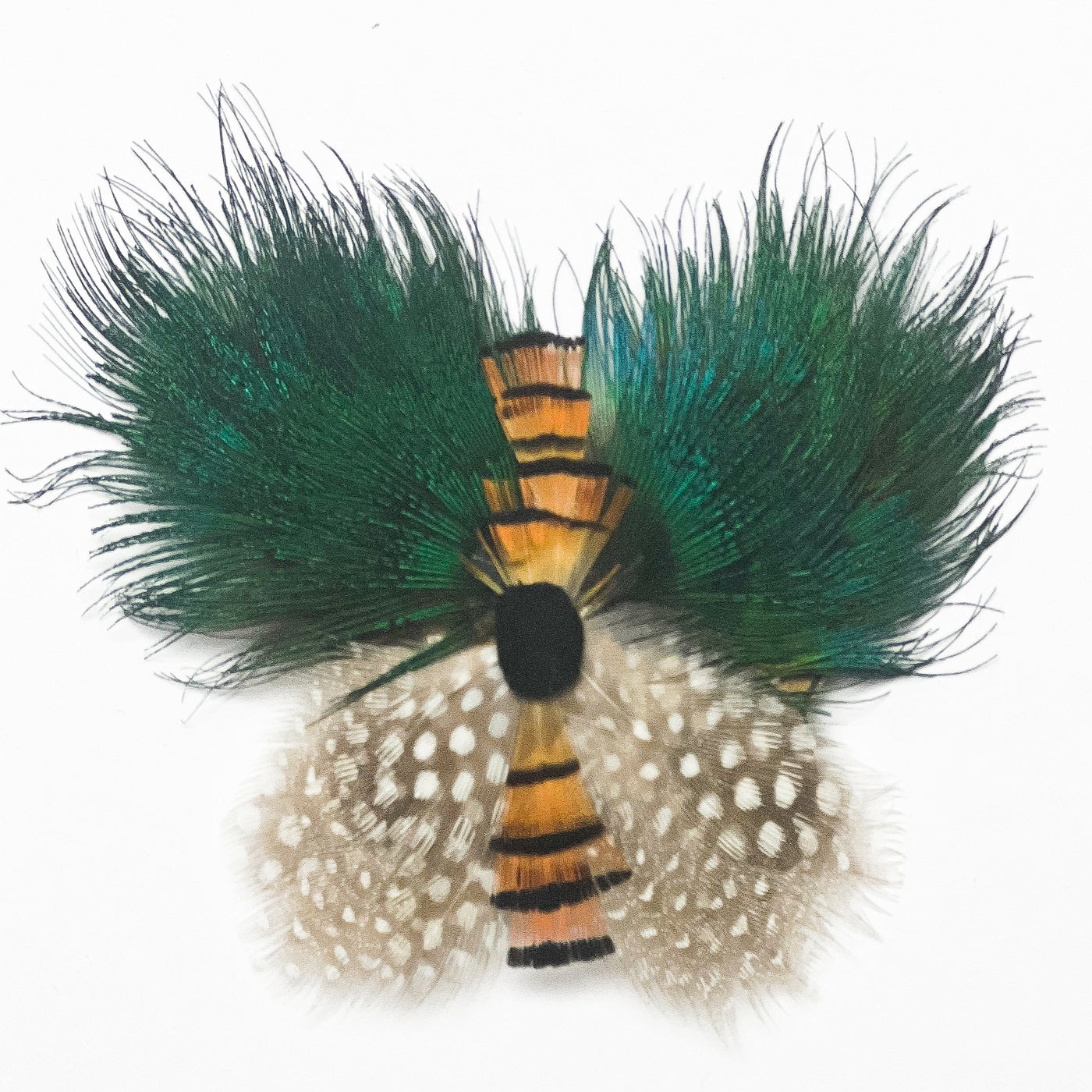 Feather Butterfly Hair Barrettes