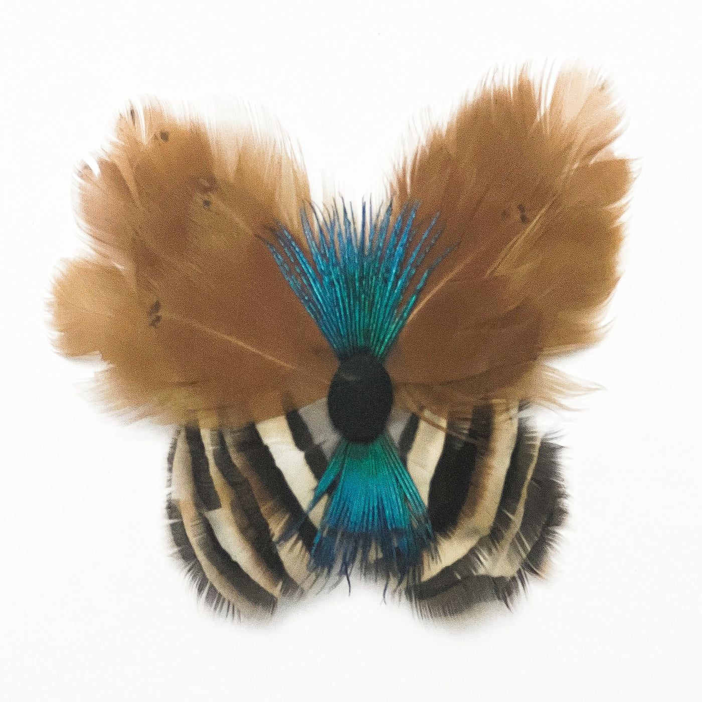 Feather Butterfly Hair Barrettes