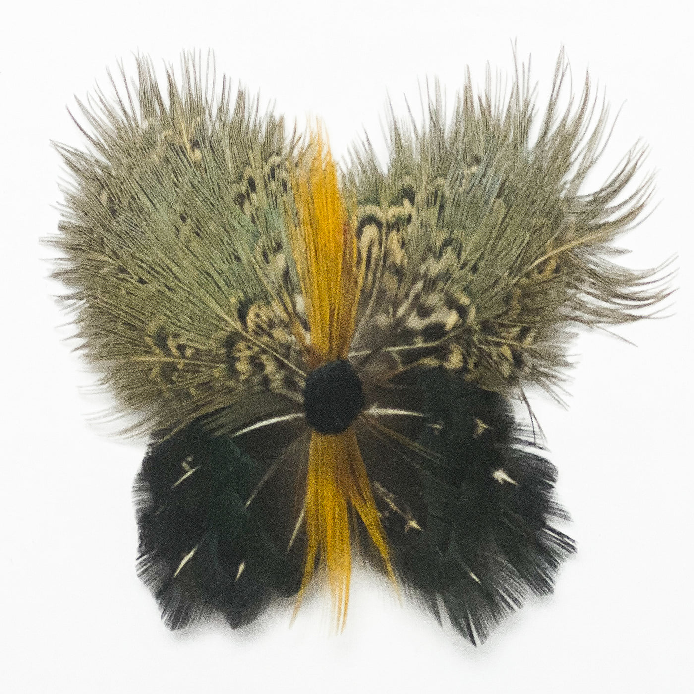 Feather Butterfly Hair Barrettes