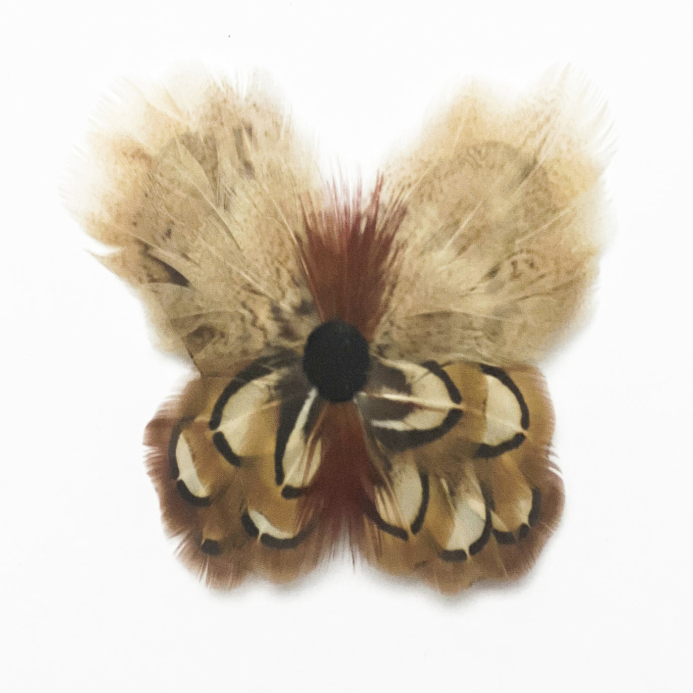 Feather Butterfly Hair Barrettes