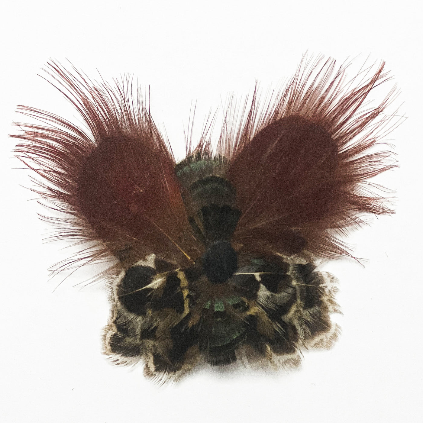 Feather Butterfly Hair Barrettes