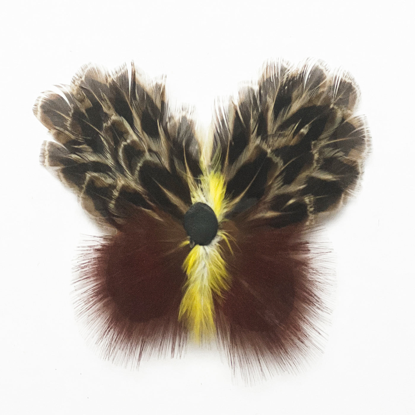 Feather Butterfly Hair Barrettes