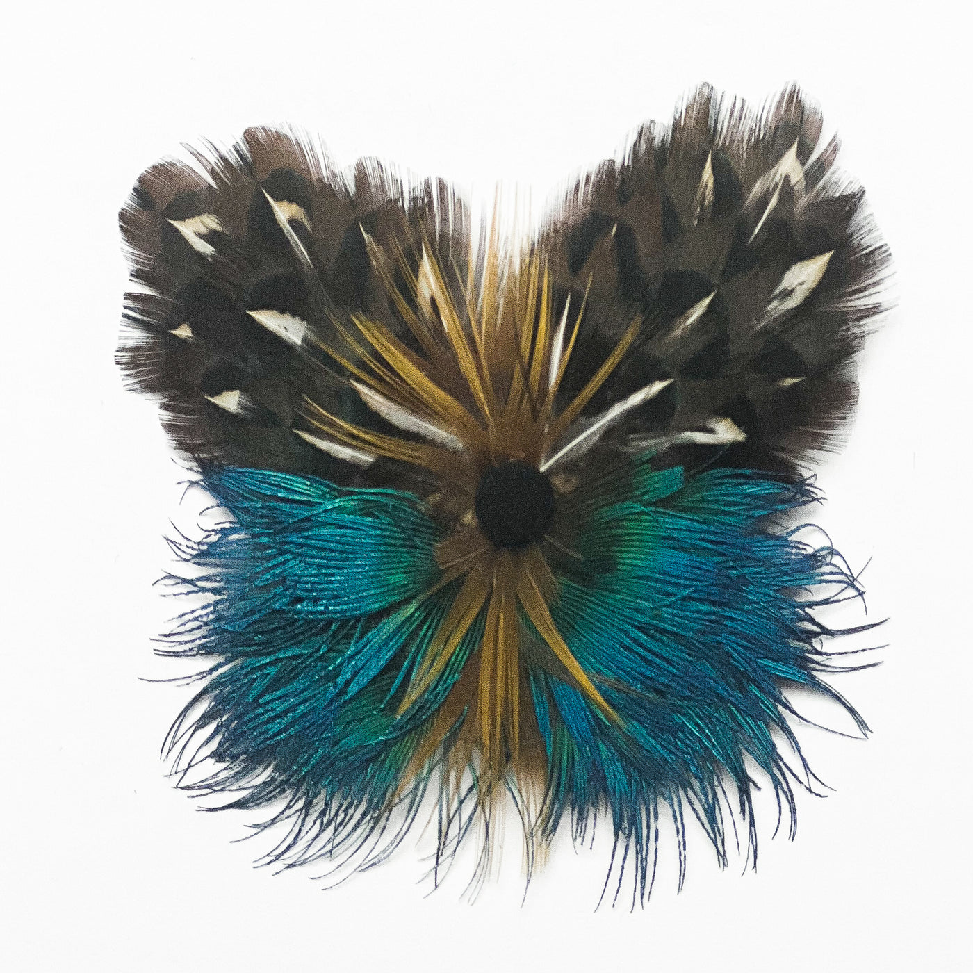 Feather Butterfly Hair Barrettes