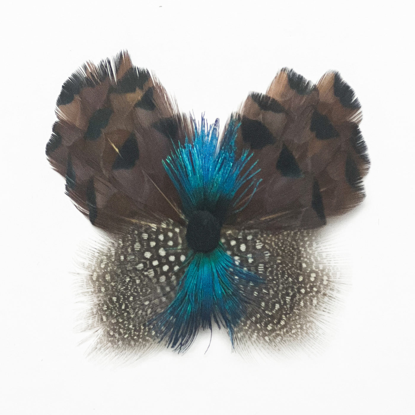 Feather Butterfly Hair Barrettes