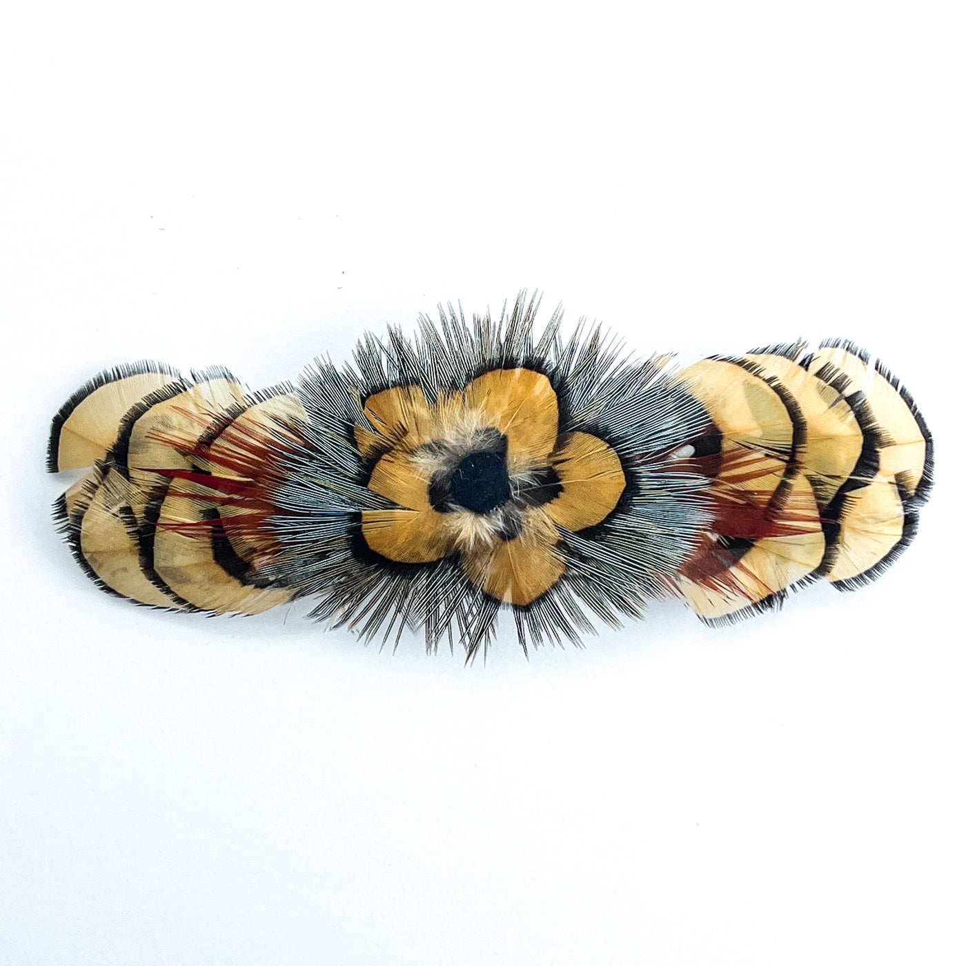 Feather Hair Barrettes