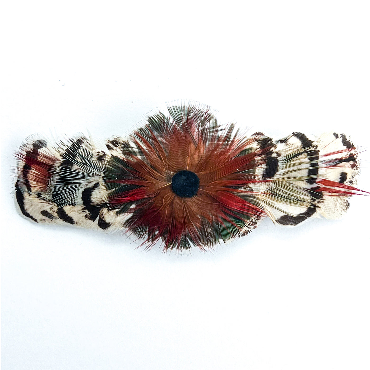 Feather Hair Barrettes