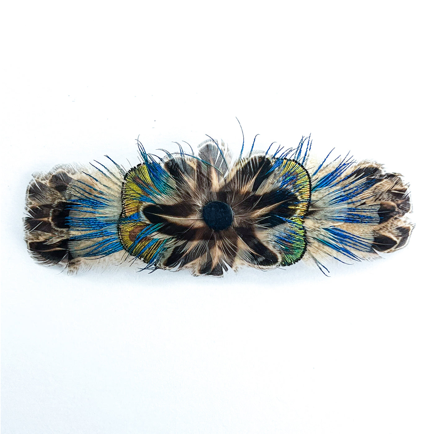 Feather Hair Barrettes