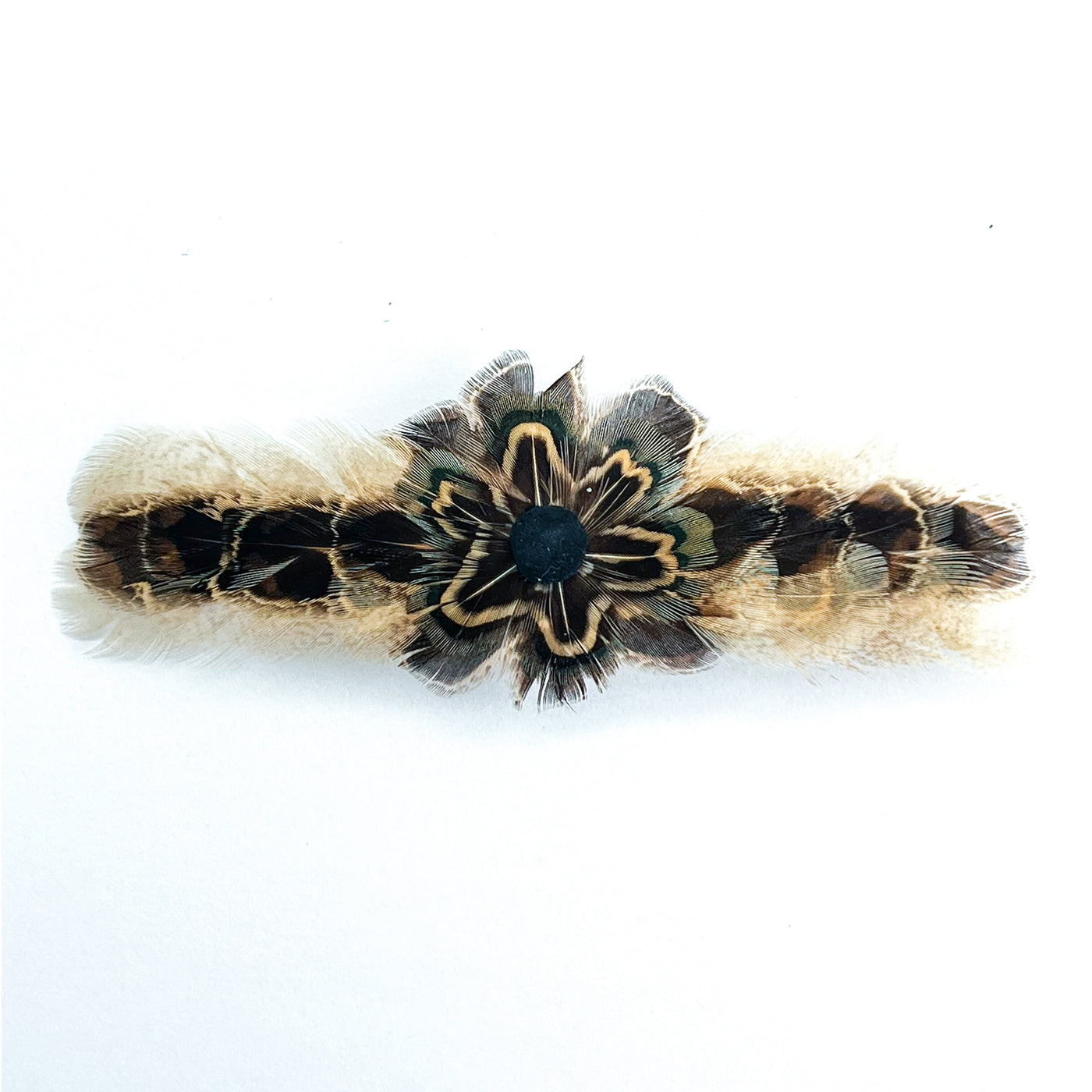 Feather Hair Barrettes