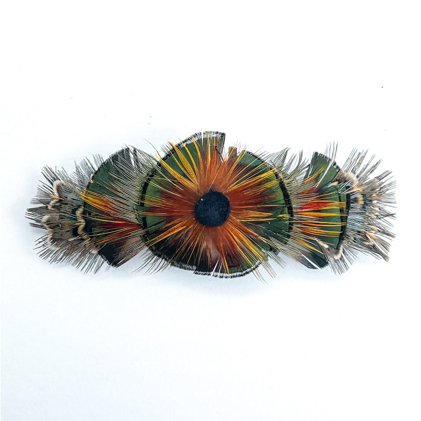 Feather Hair Barrettes