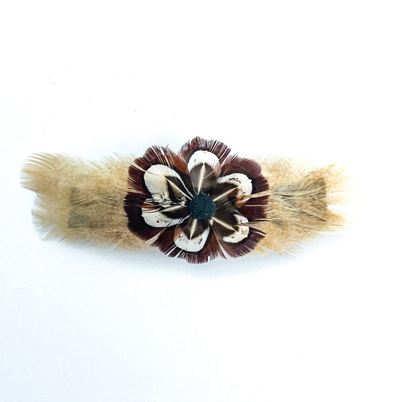 Feather Hair Barrettes