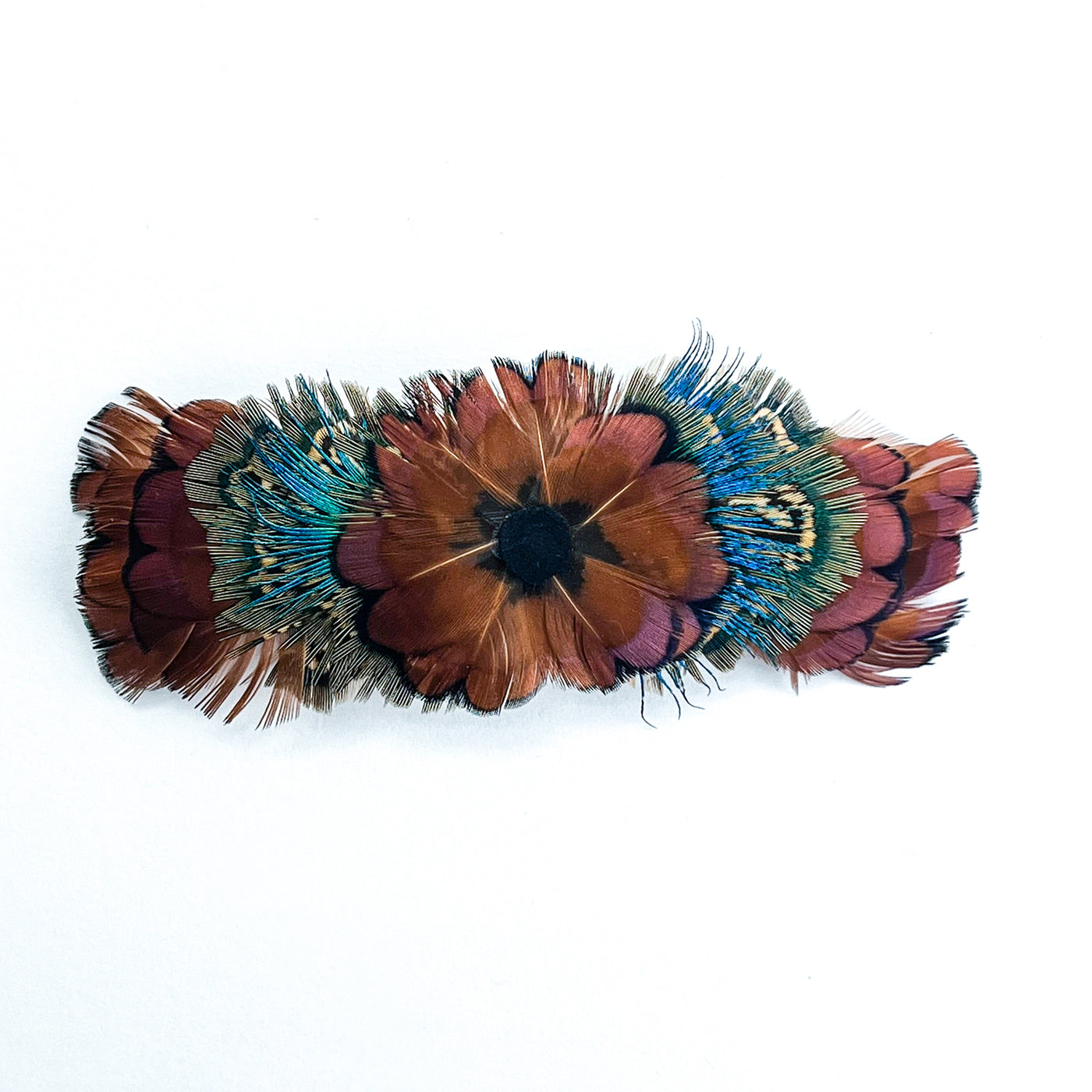 Feather Hair Barrettes