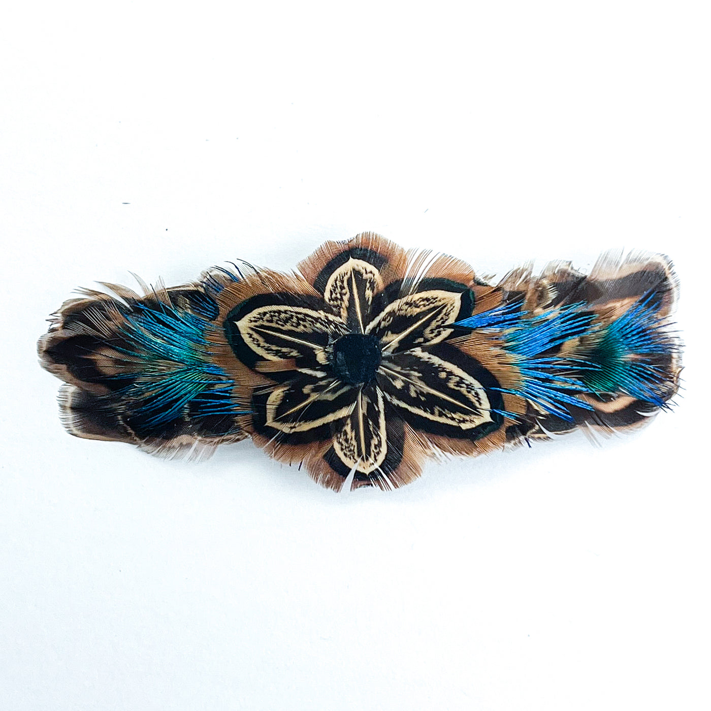 Feather Hair Barrettes