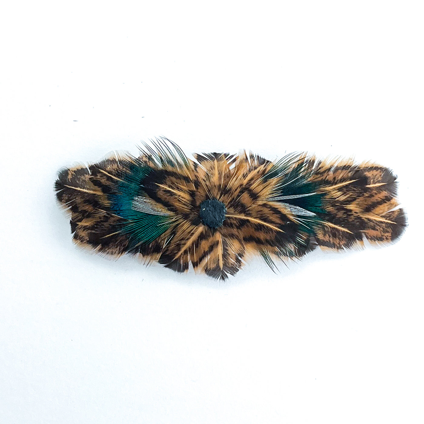 Feather Hair Barrettes