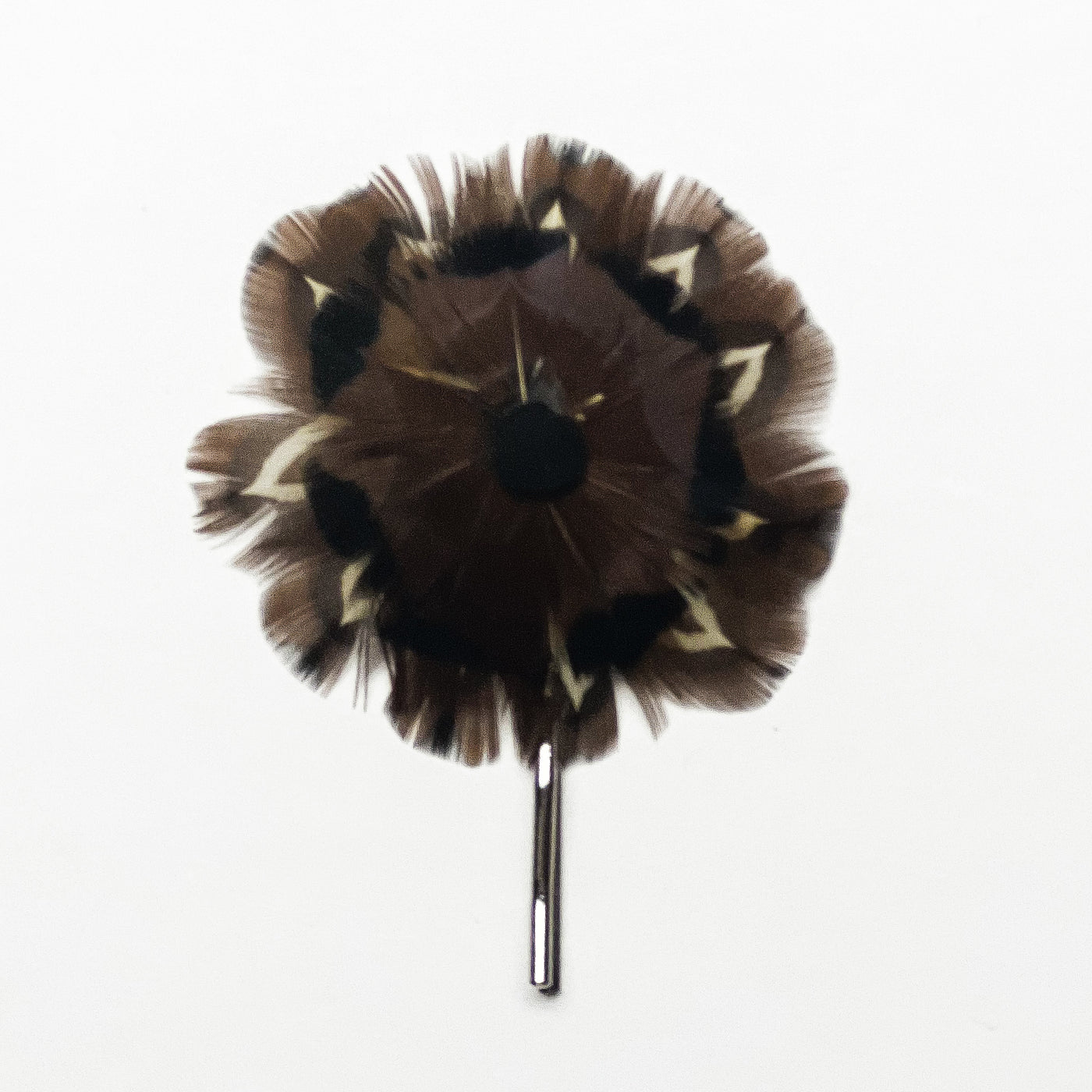 Feather Rosette Bobby Pin