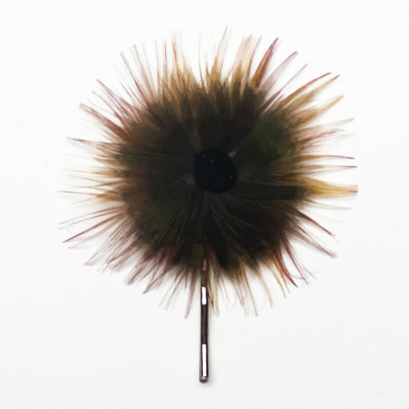 Feather Rosette Bobby Pin